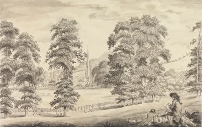 Paisagem com Espiro da Igreja de Ledbury