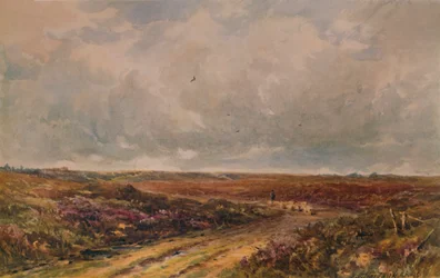 Dia tempestuoso em Surrey Common, séculos XIX e XX, 1935