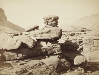 Arenito erodido, desfiladeiro de Kanab, Utah