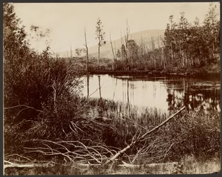 Lago Morain, planalto Aquarius
