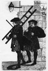 A cidade de Tron Men, ilustração de &39;Kay Edinburgh Edições&39; por John Kay, publicado em 1830