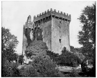 Castelo de Blarney, Irlanda, século XIX.