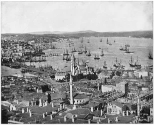 Constantinopla e o Bósforo, Turquia, final do século XIX.