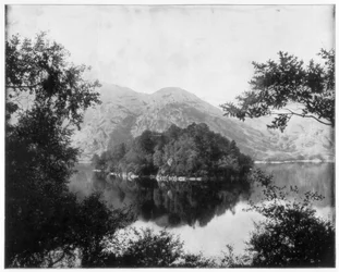 Ilha Ellens, Loch Katrine, Escócia, final do século XIX