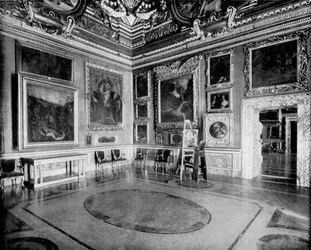 Salão de Saturno, Palácio Pitti, Florença, Itália, 1893.