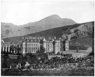 Palácio de Holyrood, Edimburgo, Escócia, final do século XIX