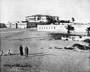 Palácio e Harém, Alexandria, Egito, 1893.