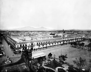 Panorama da cidade do México, 1893.