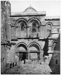 A Igreja do Santo Sepulcro, Jerusalém, final do século XIX