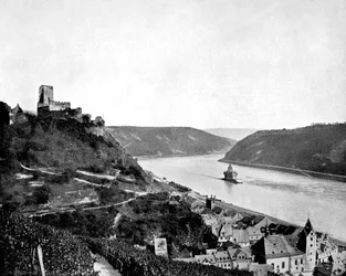 Reno, Gutenfels e Pfalz, Alemanha, 1893.