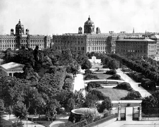 Volksgarten e Theseum, Viena, Áustria, 1893.