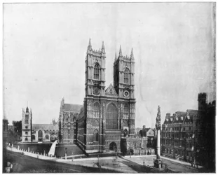 Abadia de Westminster, Londres, final do século XIX