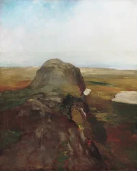 Estudo de outono, vista sobre Hanging Rock, Newport, R.I., 1868.