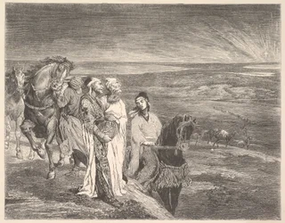 The Wise Men out of the East, 1868.