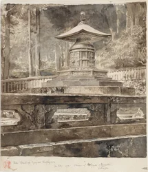 O túmulo de Iyeyasu Tokugawa
