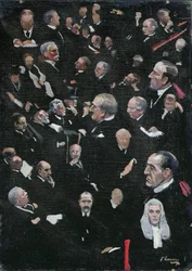 Estudos na Câmara dos Lordes, o Visconde Morley movendo o endereço, 14 de dezembro de 1921