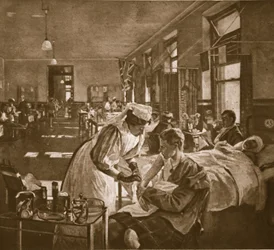 Ferido; O Hospital de Londres, 1914-19