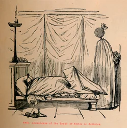 Terrível aparição da sombra de Remo a Rómulo, 1852