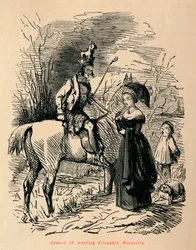Edward IV, conhecendo Elizabeth Woodville, c1860, c1860.