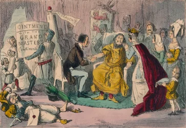 Edwards Arm nas mãos de seus consultores médicos, 1850