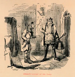Chegada de Edwards à Torre, c1860, c1860