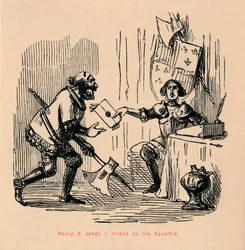 Henry V. envia um amigo para o Delfim, c1860, c1860