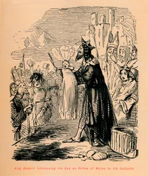 Rei Edward apresentando seu Filho como príncipe de Gales a seus súditos, c1860, c1860