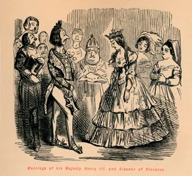 Casamento de Sua Majestade Henrique III e Eleanor da Provença, c1860, c186