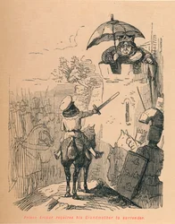 O príncipe Arthur exige que a avó se renda, c1860, c1860