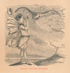 Rômulo consultando o Augury, 1852