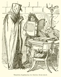 Tarquinius Superbus tem os livros Sibylline avaliados