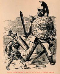 Terrific Combat entre T Manlius e uma Gália de estatura gigantesca, 1852