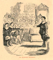 O Parlamento Barebones, 1897.