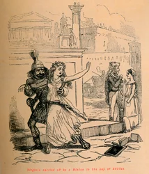 Virginia levada por um lacaio em troca de Appius, 1852