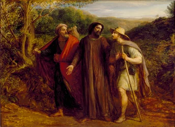 A Aparição de Cristo aos Dois Discípulos que viajavam para Emaús, 1835