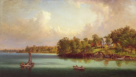 Dia de verão no lago, c.1880