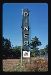 Sinal de restaurante, Shrewsbury, Massachusetts, EUA