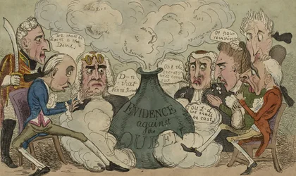 Uma garrafa de Smoak ou uma canção de Sixpence, 1820