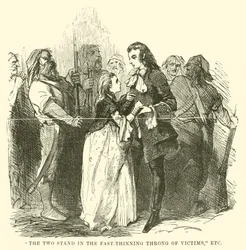 Ilustração para um conto de duas cidades por Charles Dickens