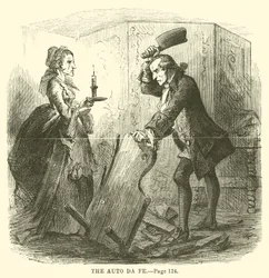 Ilustração para um conto de duas cidades por Charles Dickens
