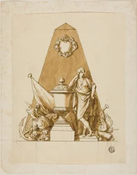 Projeto não executado para o Monumento ao Primeiro Duque de Marlborough