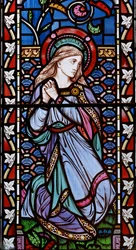 Irmã de Lazaruss, c.1861 (vitral)