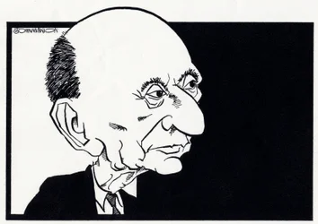 Arnold Schoenberg, caricatura