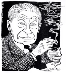 Arthur Koestler, caricatura