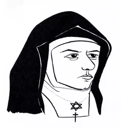 Edith Stein, também conhecida como Santa Teresa Benedicta da Cruz, foi uma filósofa, feminista, freira carmelita e mártir