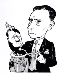 John Heartfield, caricatura com Adolf Hitler