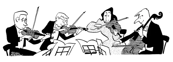 Quarteto de Cordas , por John Minnion