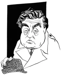 Tony Hancock, caricatura de John Minnion