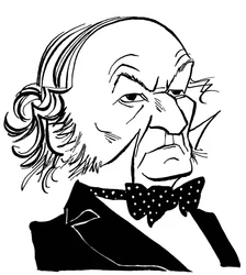 William Gladstone - caricatura de John Minnion