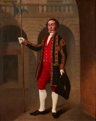 Retrato de um funcionário da cidade de Edimburgo (óleo a bordo)